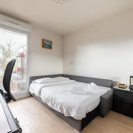 Tranquil 3bd Flat W Chic Patiobnfolympiades Appartamento