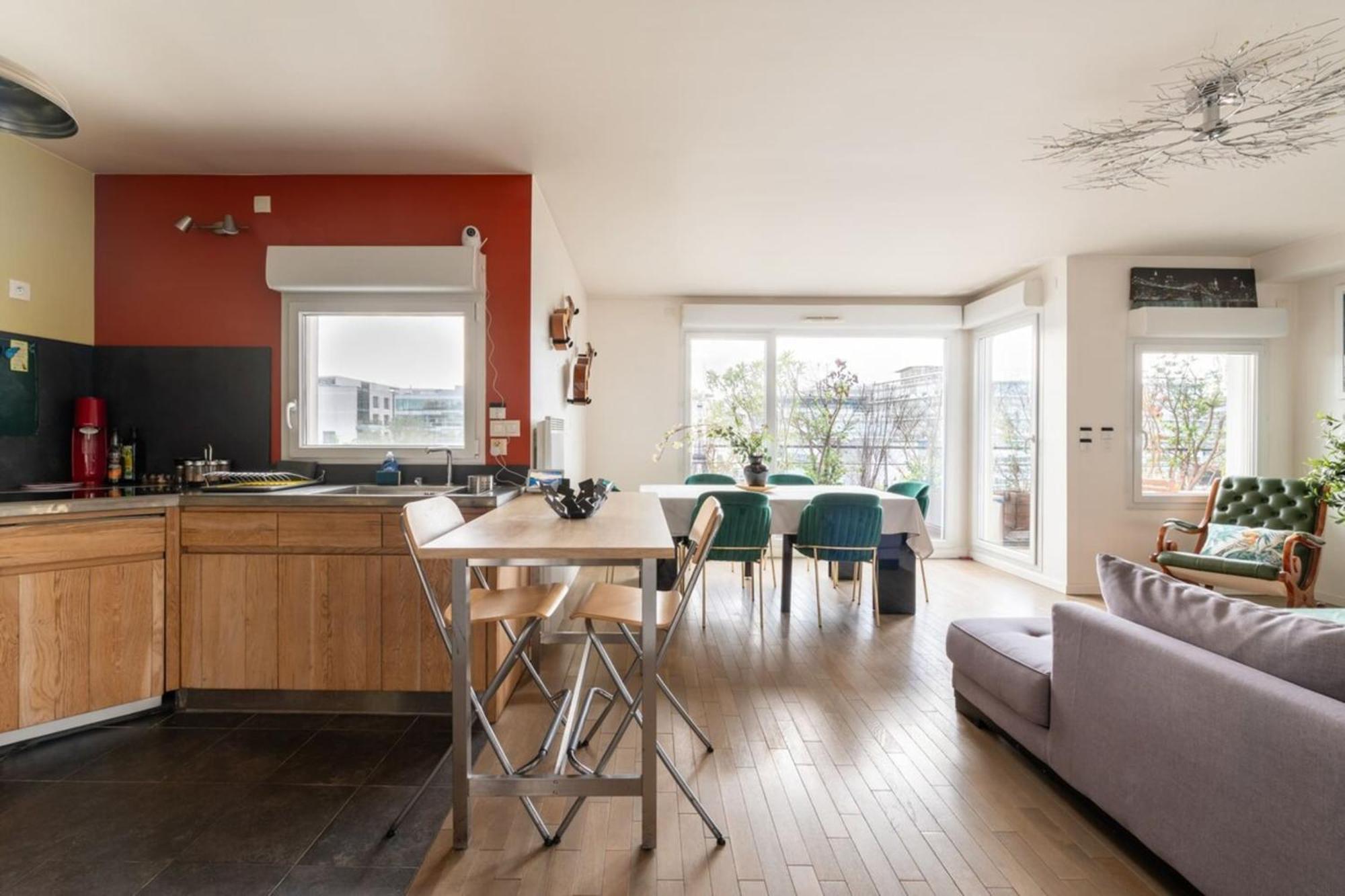 Tranquil 3bd Flat W Chic Patiobnfolympiades *