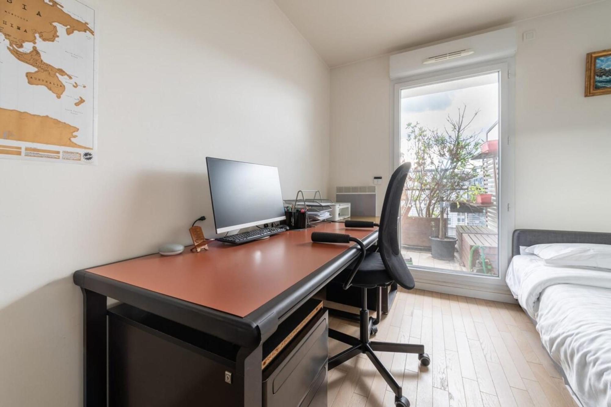 Tranquil 3bd Flat W Chic Patiobnfolympiades Appartamento