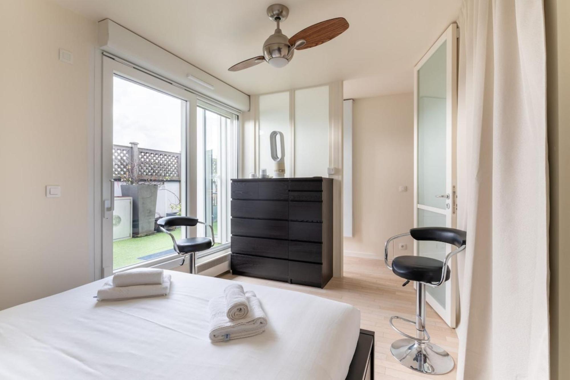 Tranquil 3bd Flat W Chic Patiobnfolympiades Appartamento *